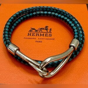 HERMÉS Jumbo Hook Double Tour Bracelet